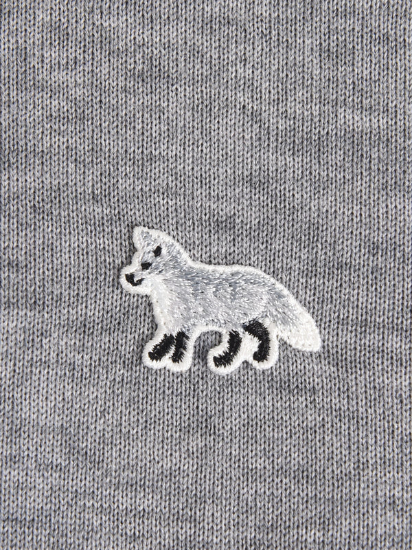 BABY FOX PATCH REGULAR CARDIGAN_MEDIUM GREY MELANG